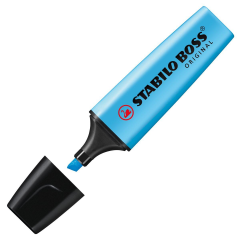 Textmarker Boss blau