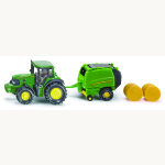 1665 John Deere Traktor/Ballenpresse