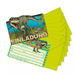 Einladungsset T-Rex
