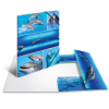 Sammel-/Gummizugmappe A4 Delfin Karton