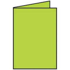 Briefkarte DIN A6, 5 St., hellgrün