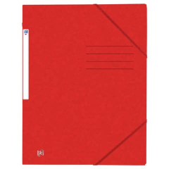 OXFORD Eckspannmappe A4 rot