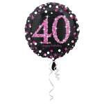 Folienballon pink 40