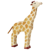 Holztiger Giraffe Kopf hoch