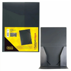 Sammel-/Gummizugmappe A4 PP schwarz