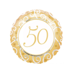 Folienballon Goldene Hochzeit 50