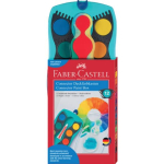 Faber-Castell Deckfarbenkasten Connector türkis 12...