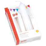 Geburtstagskerzen-Set weiß 11tlg.