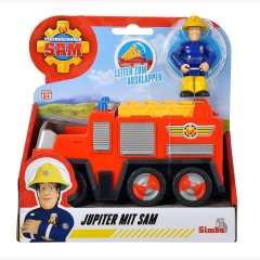 Feuerwehrmann Sam Jupiter m. Sam Figur