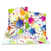Sammel-/Gummizugmappe A3 bunte Kleckse