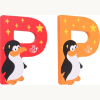 SpielMaus Buchstabe P, 2-fach sortiert