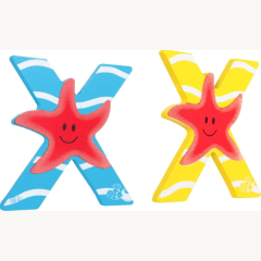 SpielMaus Buchstabe X, 2-fach sortiert