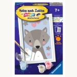 Malen nach Zahlen Kleiner Wolf