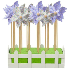 Windrad-Stecker Frühlingsfreude