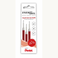 3 Ersatzminen EnerGel rot