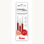 3 Ersatzminen EnerGel rot