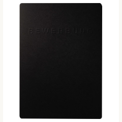 Bewerbungsmappe schwarz