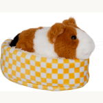 Meerschweinchen Lola im Korb