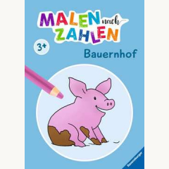 Malen nach Zahlen ab 3: Bauernhof