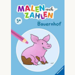 Malen nach Zahlen ab 3: Bauernhof