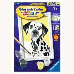 Malen nach Zahlen Niedlicher Hund