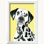 Malen nach Zahlen Niedlicher Hund