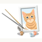 Malen nach Zahlen Niedliche Katze