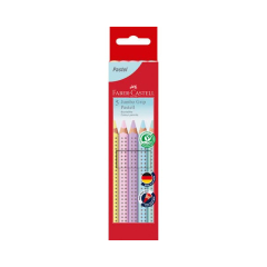 FaberCastell Farbstiftetui Jumbo Grip Pastell 5St.