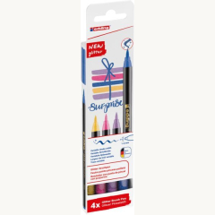 edding Glitzer Pinselstift 4er Set