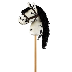 HOBBY HORSE, WHITE SPOTTED