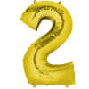 Folienballon 2 gold