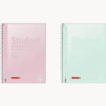 Collegeblock A4 Lin. 28 pastellrosa/pastellmint