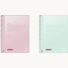 Collegeblock A4 Lin. 28 pastellrosa/pastellmint