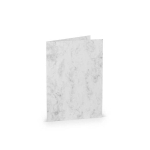 Briefkarte A6 5 St. grau marmora