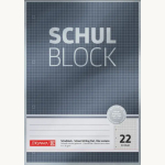 BRUNNEN Schulblock  A4 Lin 22