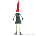 Magnetwichtel. Grünes Kleid. Stern gold.