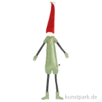 Magnetwichtel. Grüne Hose. Stern gold.