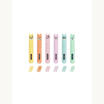 LEGAMI Mini-Textmarker Teddys Style 6er Set