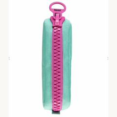 Idena Schlamperrolle Riesenzipper türkis/magenta