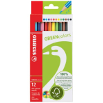 STABILO Holzfarbstift GREENcolors Etui 12St