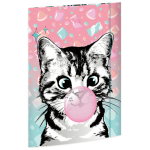 Sammel-/Gummizugmappe A3 Karton Katze