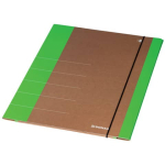 Sammel-/Gummizugmappe Karton a4 neongrün