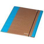 Sammel-/Gummizugmappe Karton a4 neonblau