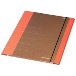 Sammel-/Gummizugmappe Karton A4 neonorange