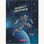 Sammel-/Gummizugmappe A3 Karton Robot Hero