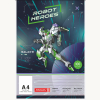 Malblock A4 100g/m2 75Bl Robot Hero
