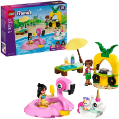 42658 Poolparty mit Einhorn und Flamin