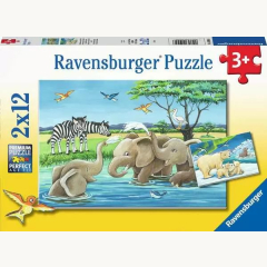 Tierkinder 2x12 Teile