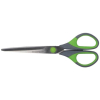 Schere 17,5cm Soft Griff grün/grau