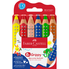 FaberCastell Grippy Buntstifte 6erPack